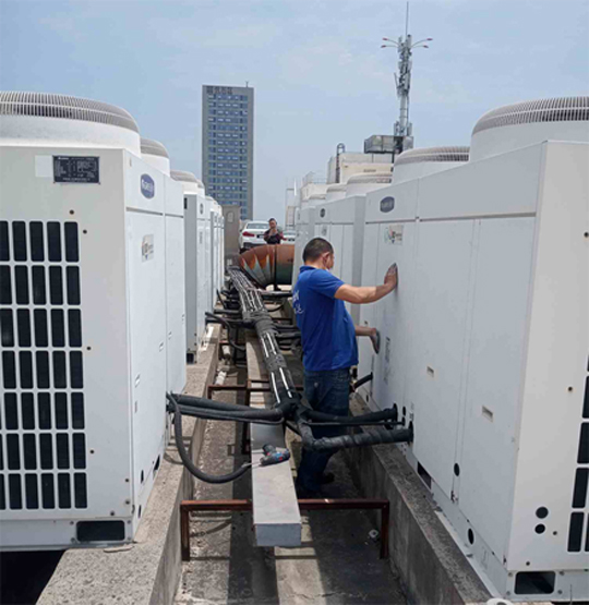 酒泉市中央空调制热和不制冷系统维修方法